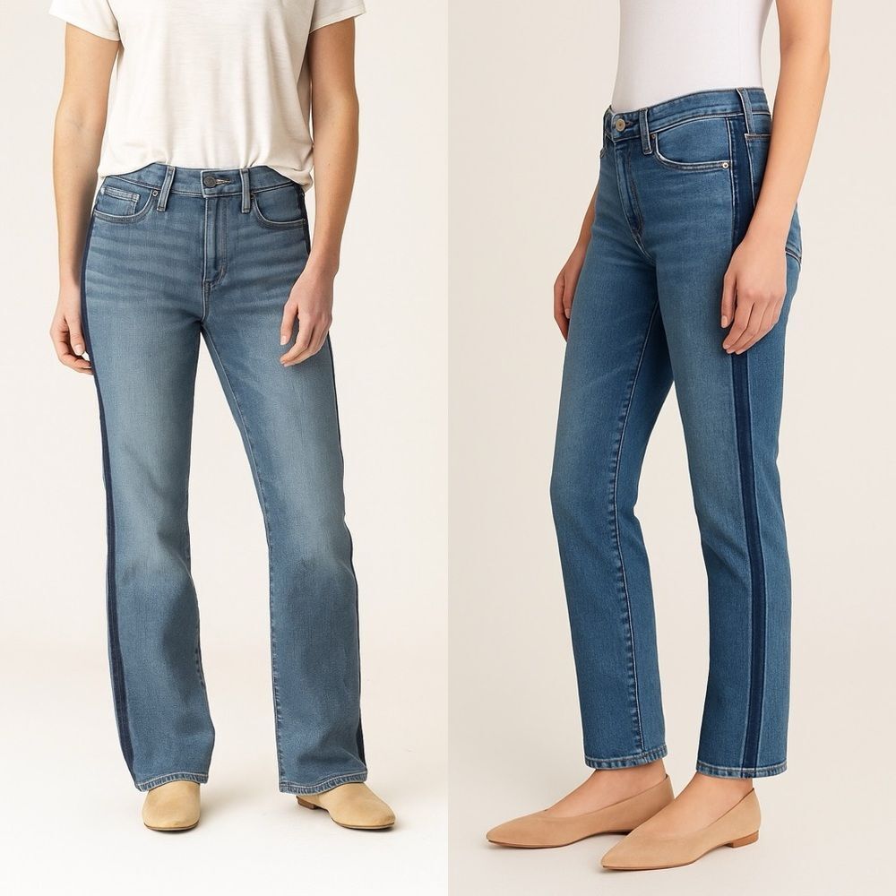 Banana Republic Mid-Rise Straight Blue Denim Jeans Size 27 NWOT